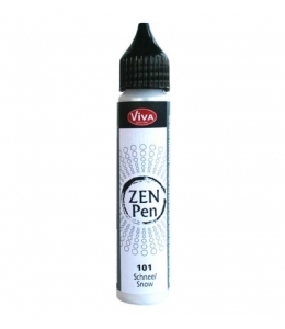 Краска для создания жемчужин Viva Zen Pen 101 белый перламутровый, 25 мл
