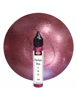 Краска для создания жемчужин Viva Perlen Pen 416 перламутровый пыльно-красный, 25 мл