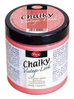 Краска меловая Chalky Vintage-Look, цвет 210 коралловый, 250мл, Viva Decor 