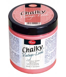 Краска меловая Chalky Vintage-Look, цвет 210 коралловый, 250мл, Viva Decor (Германия)