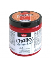 Краска меловая Chalky Vintage-Look, цвет 403 кирпично-красный, 250мл, Viva Decor (Германия)