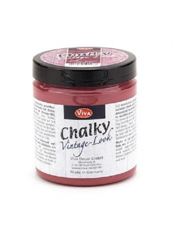 Краска меловая Chalky Vintage-Look, цвет 404 бордо, 250мл, Viva Decor 