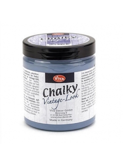 Краска меловая Chalky Vintage-Look, цвет 603 дымчато-голубой, 250мл, Viva Decor 