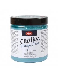 Краска меловая Chalky Vintage-Look, цвет 706 петрол, 250мл, Viva Decor 