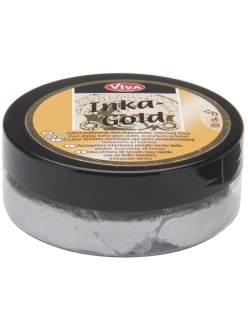 Краска паста металлик Inka Gold 902 серебро, 50г, Viva Decor Германия