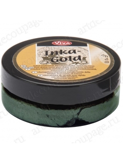 Краска-паста металлик Inka-Gold 911 гематит, 50г, Viva Decor (Германия)