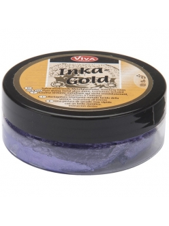 Краска паста металлик Inka Gold 908 фиолетовый, 50 г, Viva Decor
