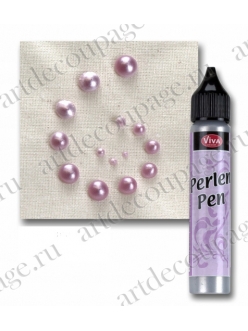 Краска для создания жемчужин Viva Perlen Pen, цвет 501 перламутровый сиреневый, 25 мл