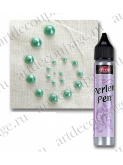 Краска для создания жемчужин Viva Perlen Pen, цвет 701 перламутровый светло-зеленый, 25 мл