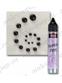 Краска для создания жемчужин Viva Perlen Pen, цвет 802 антрацит, 25 мл