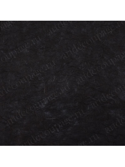 Рисовая бумага для декупажа однотонная, цвет 85 черный, 50х70 см, Calambour