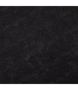 Рисовая бумага для декупажа однотонная, цвет 85 черный, 50х70 см, Calambour (Италия)