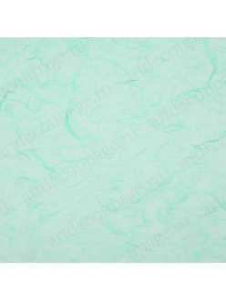 Рисовая бумага для декупажа однотонная, цвет 940 аквамарин, 50х70 см, Calambour (Италия)
