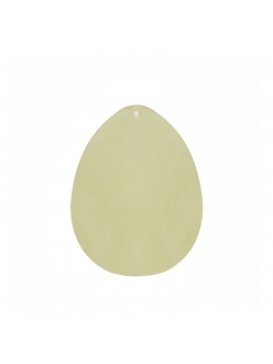Заготовка плоская фигурка Яйцо пасхальное из фанеры, 8 см