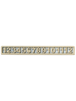 Цифры для часов деревянные арабские 20 мм