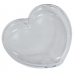 Заготовка шкатулка в форме сердца, прозрачный пластик, 15х14х4,5 см, Stamperia