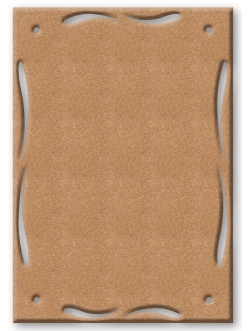 Заготовка панно прямоугольное из МДФ, 21х26 см, Stamperia
