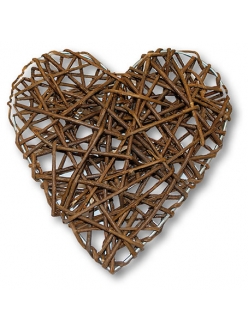 Заготовка декоративный венок Сердце из лозы,15х4 см, Stamperia