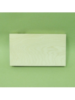 Заготовка планшет деревянный прямоугольный, 20х35х4 см, Россия