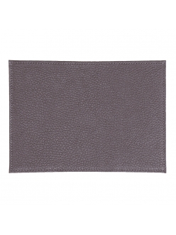 Заготовка обложка на паспорт из натуральной кожи, цвет серо-фиолетовый, 13,0х19,0 см