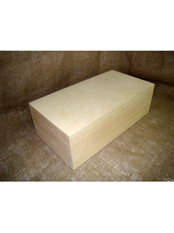 Заготовка коробка из сосны 33х16,5х10 см, Россия