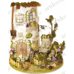 Декоративные элементы "Миниатюрные кашпо", глина, 2-5 см, 6 шт, Stamperia