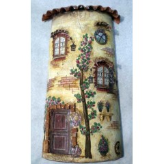 Рисовая бумага для декупажа Calambour TT01 "Розы и манекен", 24,75х34,5 см