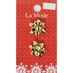 Декоративные пуговицы "Бантик на подарок" серия La Mode Christmas, Blumenthal Lansing