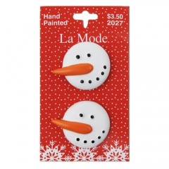 Декоративные пуговицы "Снеговик" серия La Mode Christmas, Blumenthal Lansing