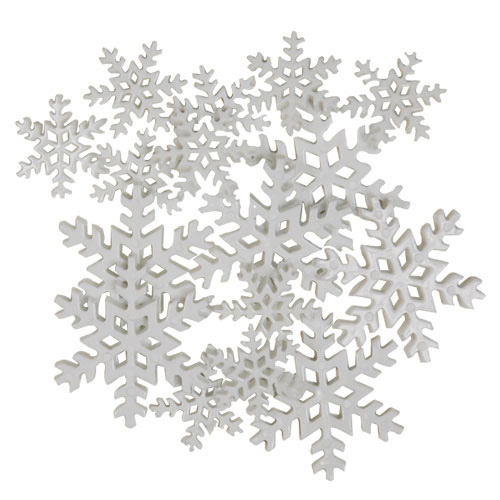 Декоративные элементы Снежинки белые, пластик, Blumenthal Lansing