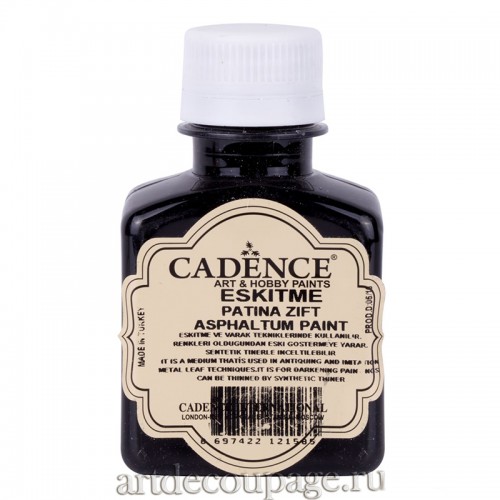 Медиум с эффектом состаривания Asphaltum Paint, 100 мл, Cadence 