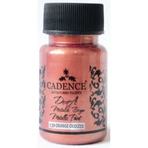 Краска Dora Metallic Paint красный апельсин, 50 мл, Cadence