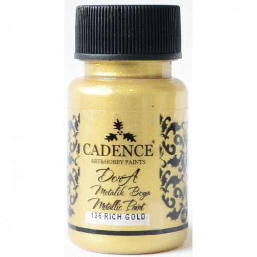 Краска Dora Metallic Paint золото, 50 мл, Cadence
