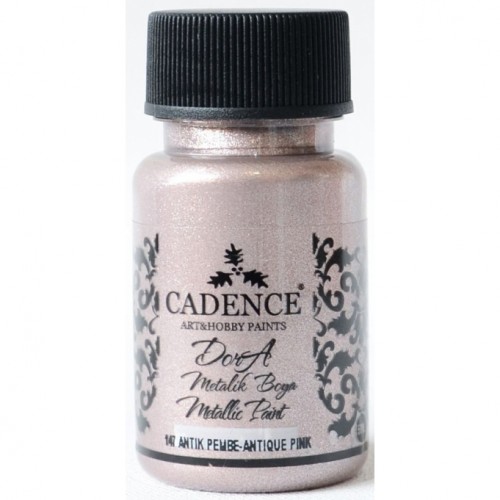 Краска Dora Metallic Paint античный розовый, 50 мл, Cadence