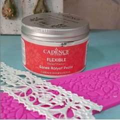Рельеф-паста Flexible эластичная белая для молдов, 150 мл, Cadence (Турция)