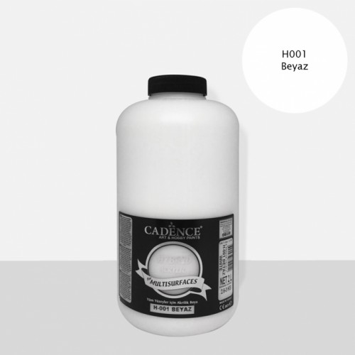 Гибридная акриловая краска Hybrid Acrylic 01 белый, 2000 мл, Cadence