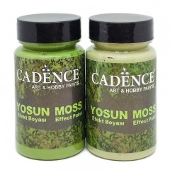 Краска с эффектом мха Moss Effect Paint, цвет темно-зеленый, 90 мл, Cadence