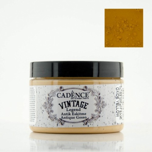 Античный грунт-краска Vintage Legend Antigue Gesso 03 темно-желтый, 150 мл, Cadence
