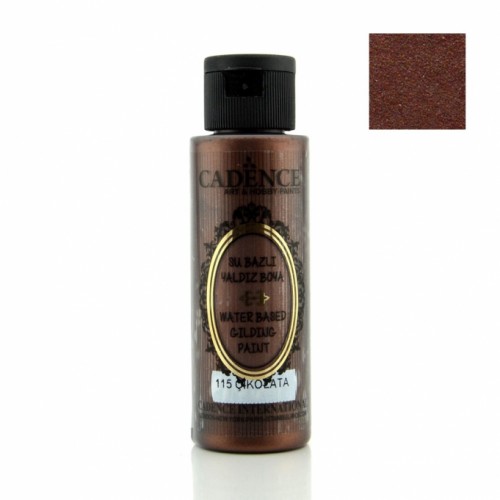 Краска для золочения Water Based Gilding Metallic шоколад, 70 мл, Cadence
