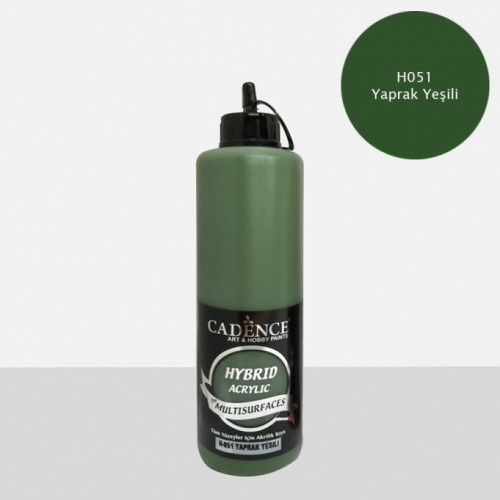 Гибридная акриловая краска Hybrid Acrylic 51  темный лист, 500 мл, Cadence