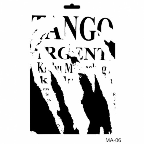 Трафарет универсальный Tango, 21х29 см, Cadence