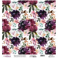 Рисовая бумага Watercolor Flower WFC024 цветочная композиция, Cadence 30х30 см