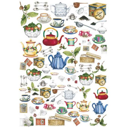 Декупажная карта Calambour EASY 096 Чай, 50х70 см