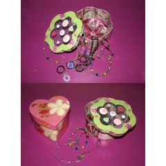 Бумага для декопатч "Красно-бело-серая", Decopatch (Франция), 30х40 см