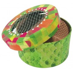 Бумага для декопатч "Желто-зеленая маджента", Decopatch (Франция), 30х40 см