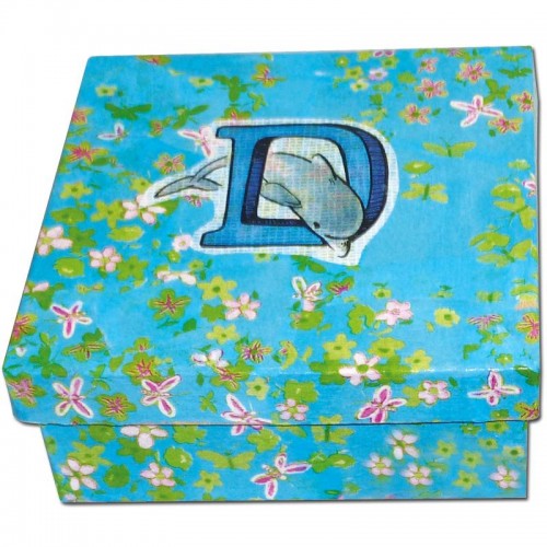 Бумага для декопатч Цветы и бабочки на голубом, Decopatch (Франция), 30х40 см