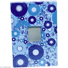 Бумага для декопатч 588 "Кружочки сине-голубые", Decopatch (Франция), 30х40 см