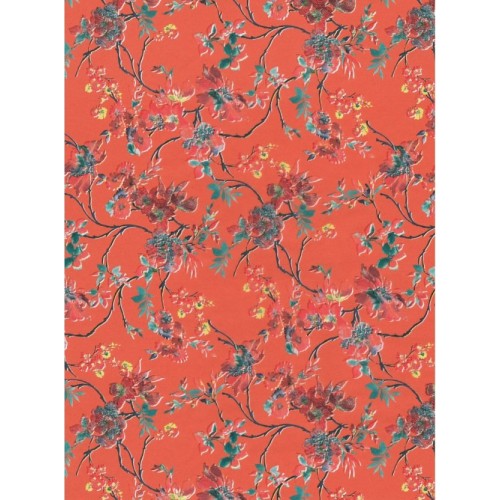Бумага для декопатч Японский сад, красный, Decopatch