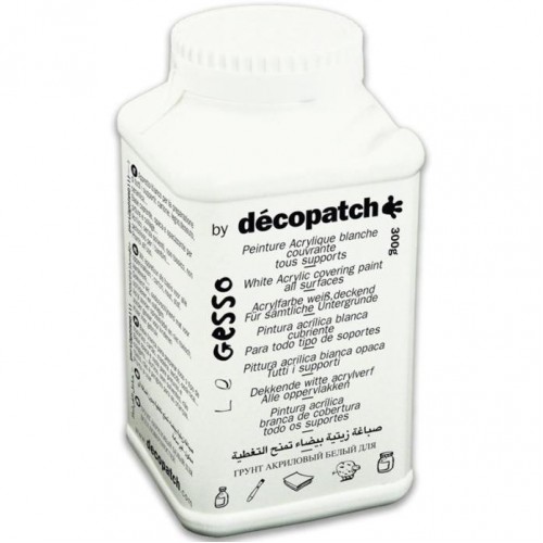 Грунт акриловый для техники декопатч Decopatch Gesso Франция, 300 гр