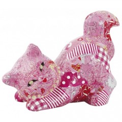 Заготовка фигурка из папье-маше Котенок, 10,5х15х20 см, Decopatch (Франция)